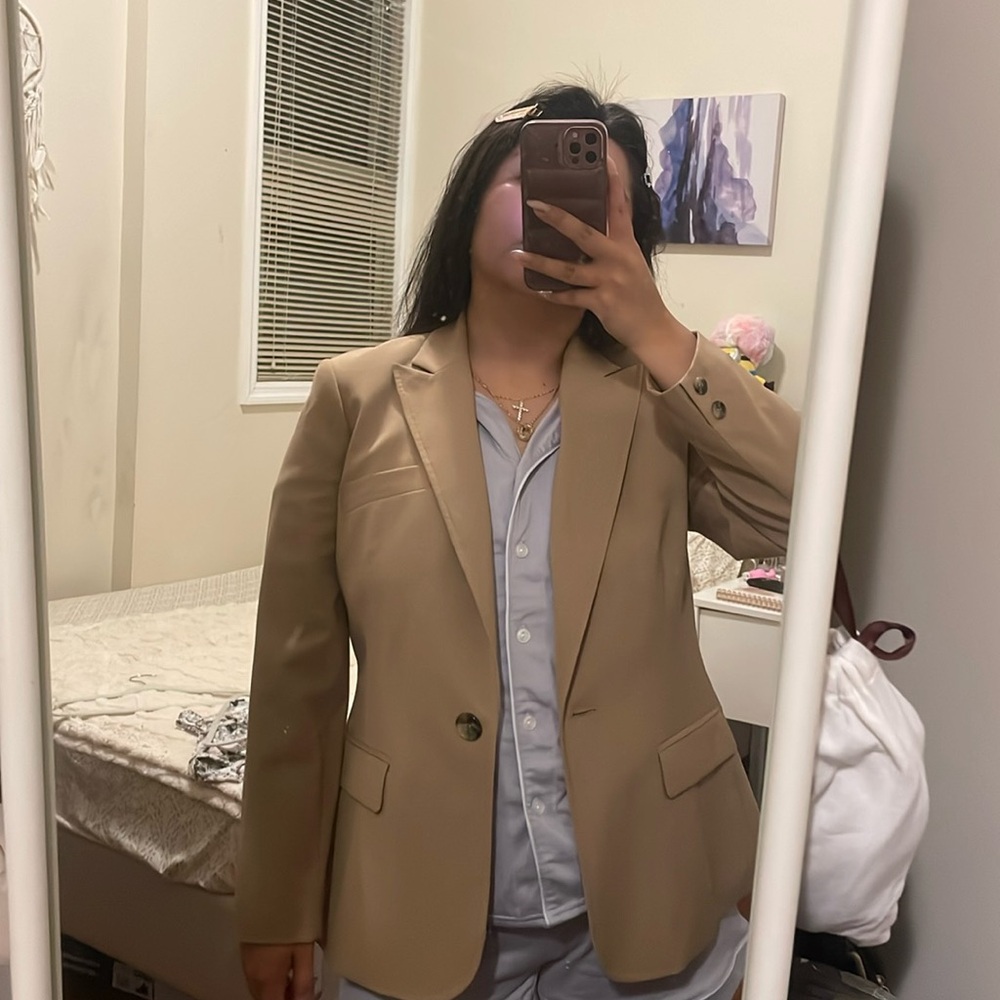 Tan blazer